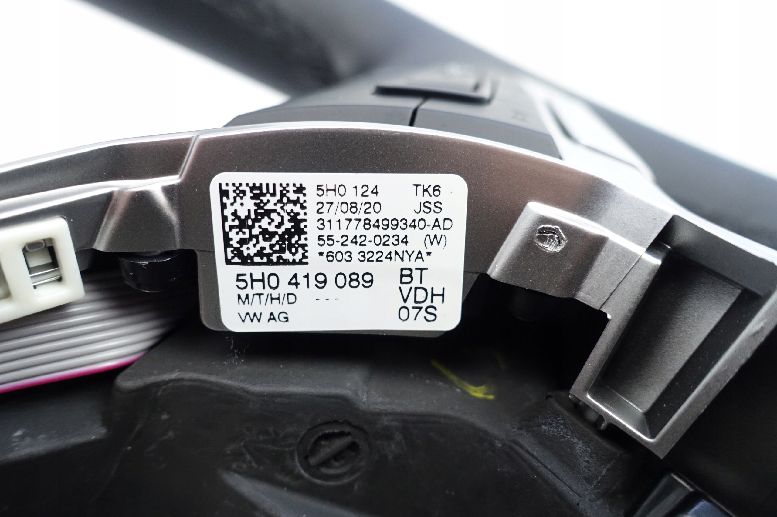 steering wheel, VW GOLF VIII 8 5H0 with shifting 5H0419089BT