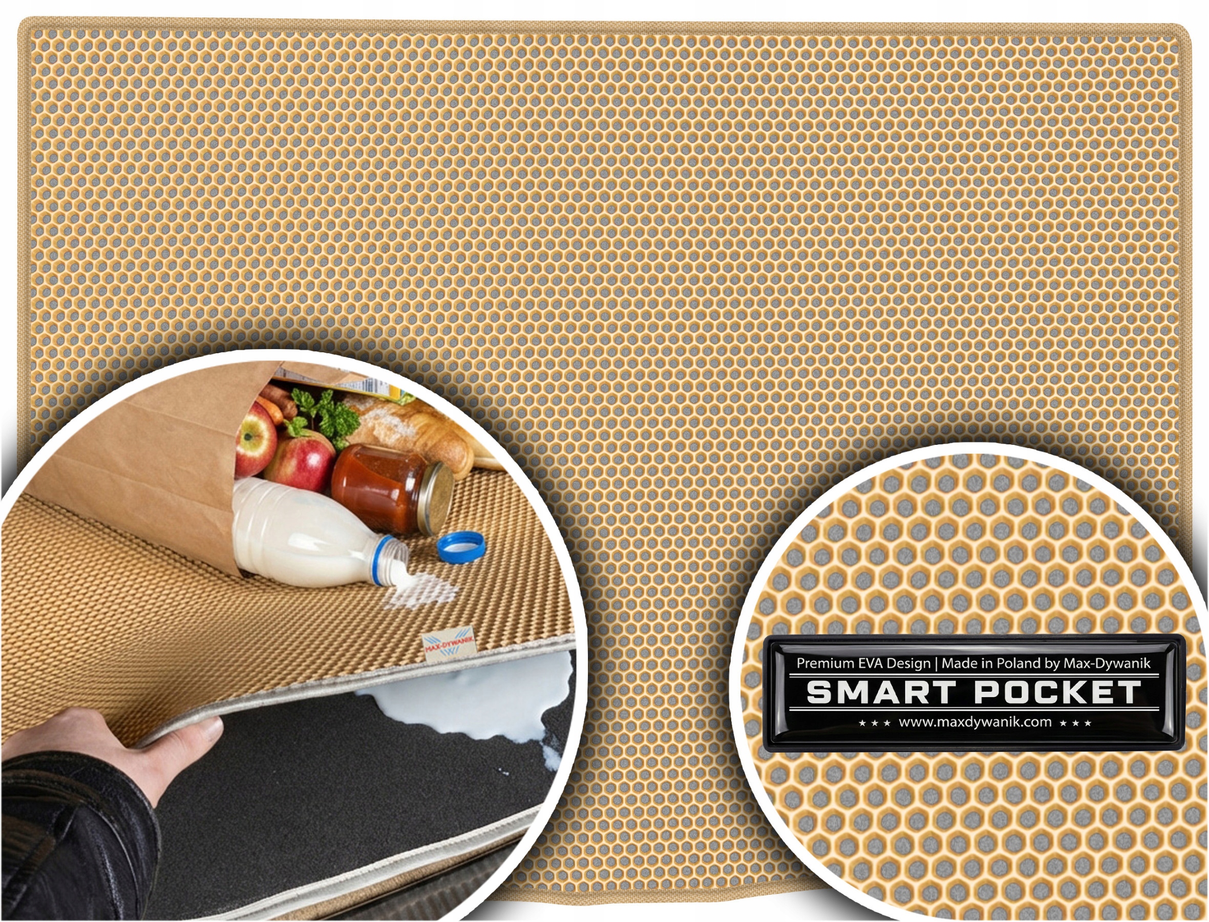 Seat Leon IV Hatchback 2020 Vložka do batožinového priestoru Eva Smart Pocket Béžová