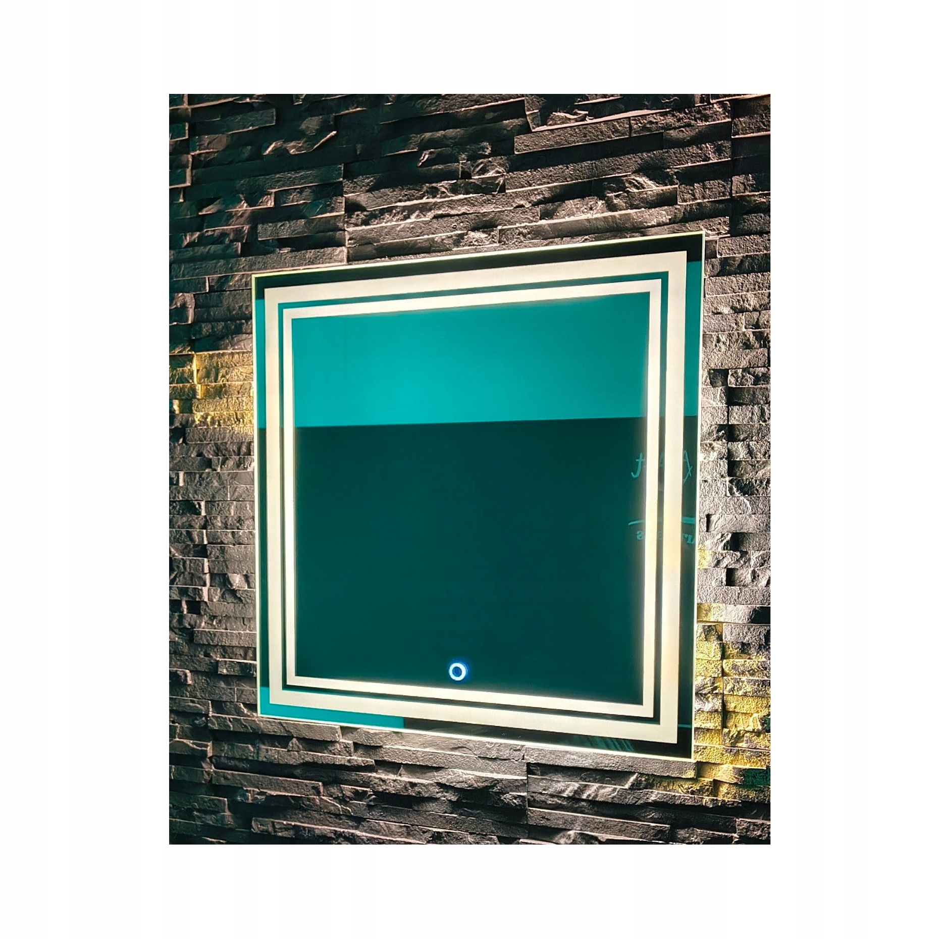 Zrcadlo Led 100 cm x 60 cm Dotyk Koupelna, Obývací pokoj, Chodba