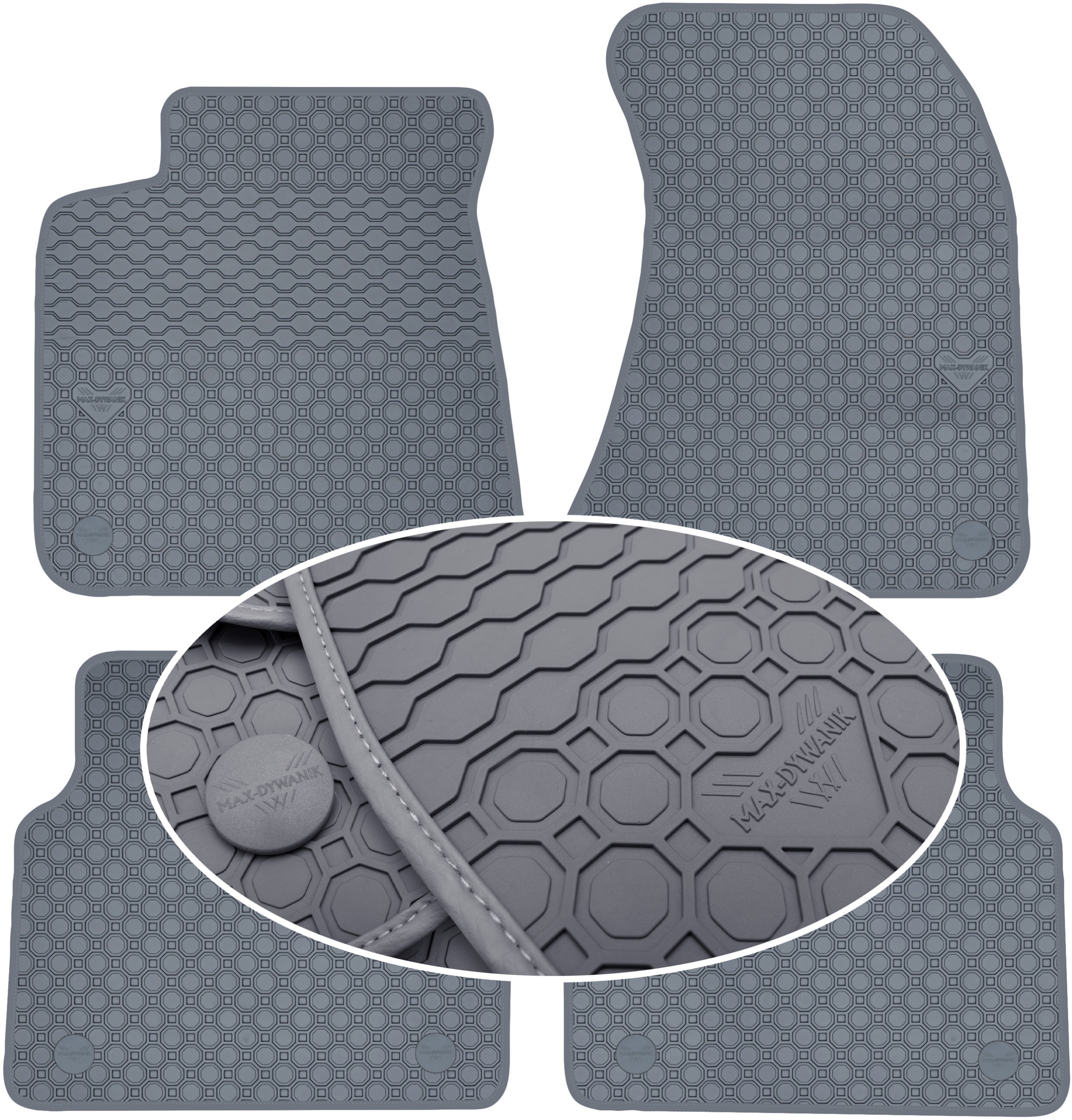 Audi A8 D4 Short 2010-2017 Koberce Šedé