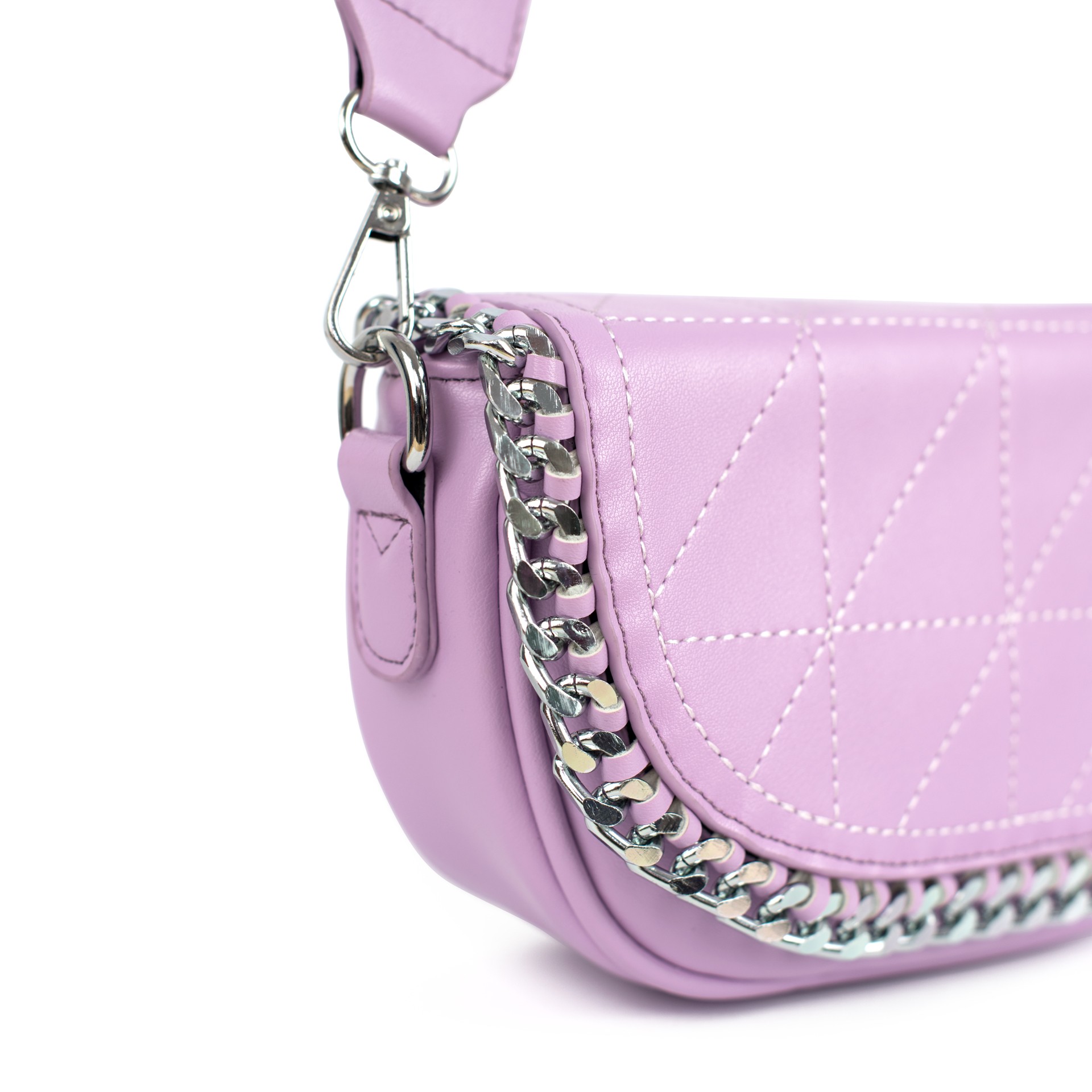 Szaleo modna TOREBKA Chained szeroki pas tr21117-2 Wielkość mała (nie mieszcząca A4)