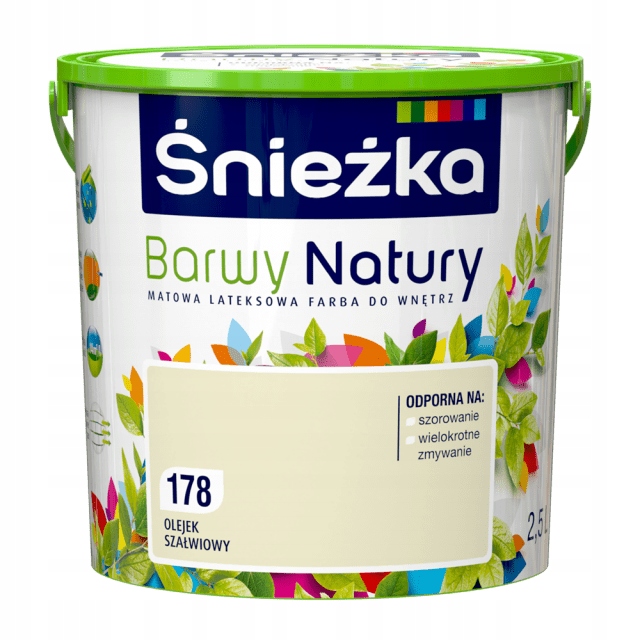 

Śnieżka Barwy Natury Olejek Szałwiowy 178 2,5L