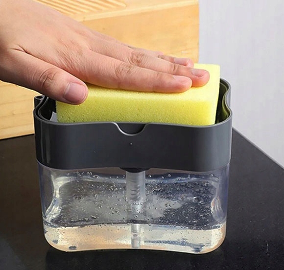 Magiczna GĄBKA DO MYCIA ścian NACZYŃ KANAPY krzeseł SKÓRY biała Długość 10 cm