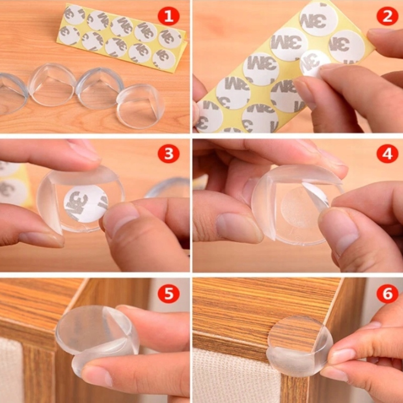 12x ZABEZPIECZENIE OSŁONA NA NAROŻNIKI MEBLE ROGI KANTY MEBLI SZAFEK STOŁU Liczba sztuk 20 szt.