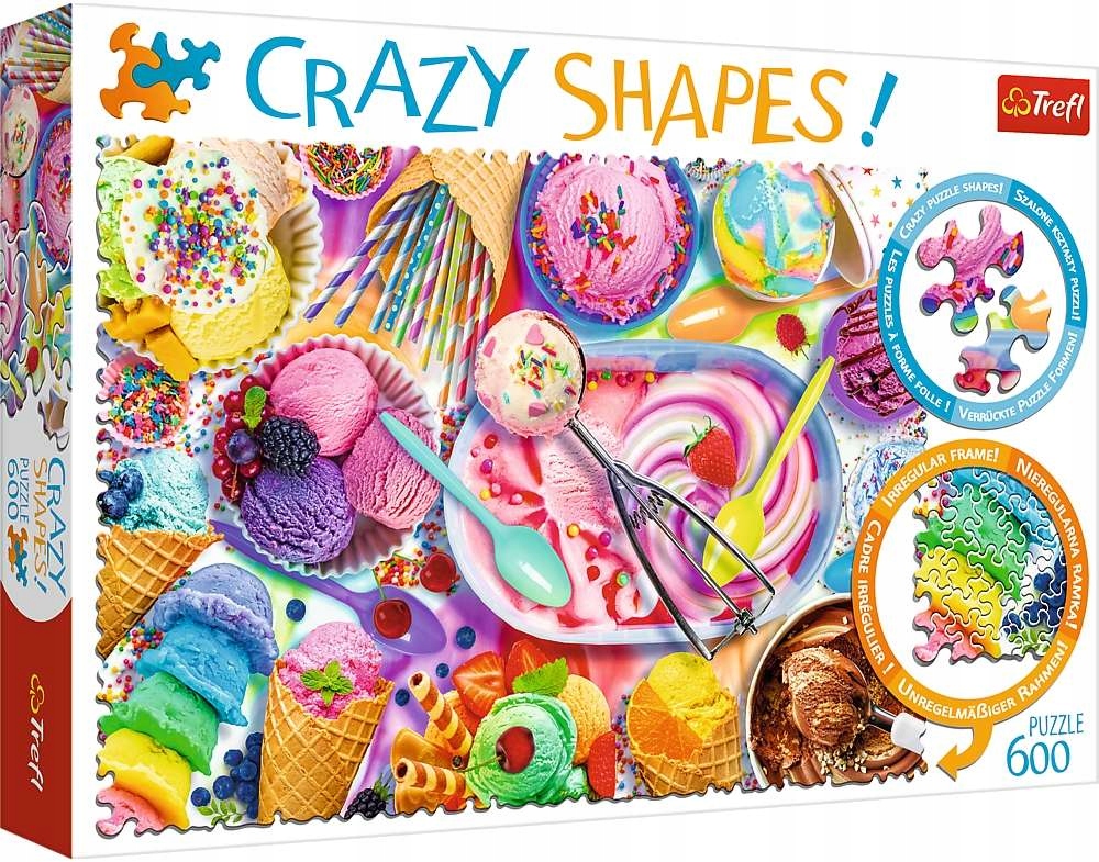 

Trefl Puzzle Crazy Shapes Słodkie Marzenie 600 El.