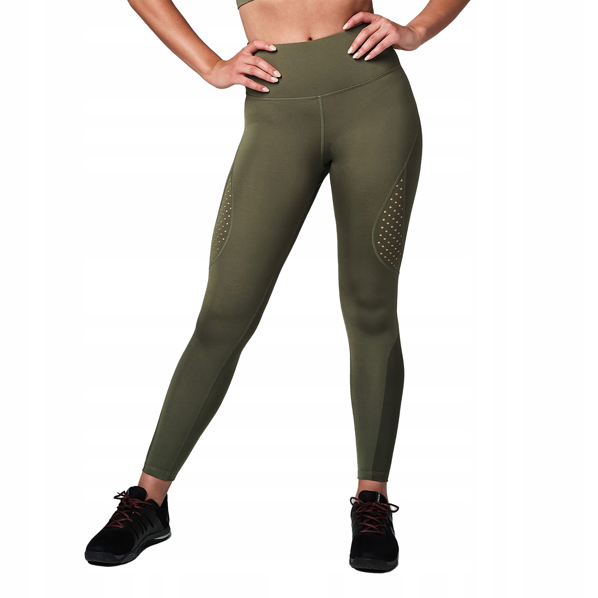 Legginsy treningowe damskie Strong ID zielone Xs