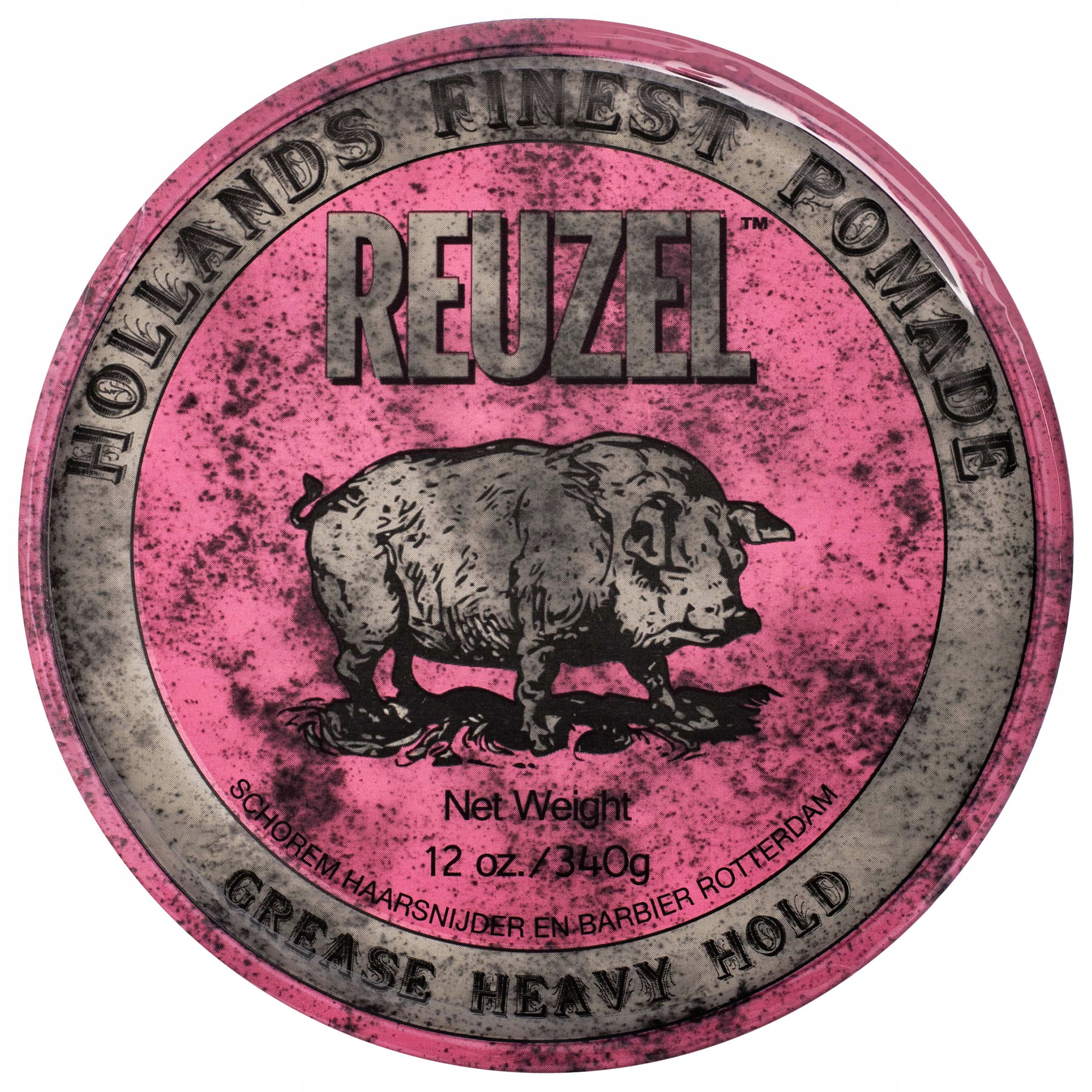 Reuzel Heavy Grease Pink lesklý povrch, pevně fixuje, velký 340 g