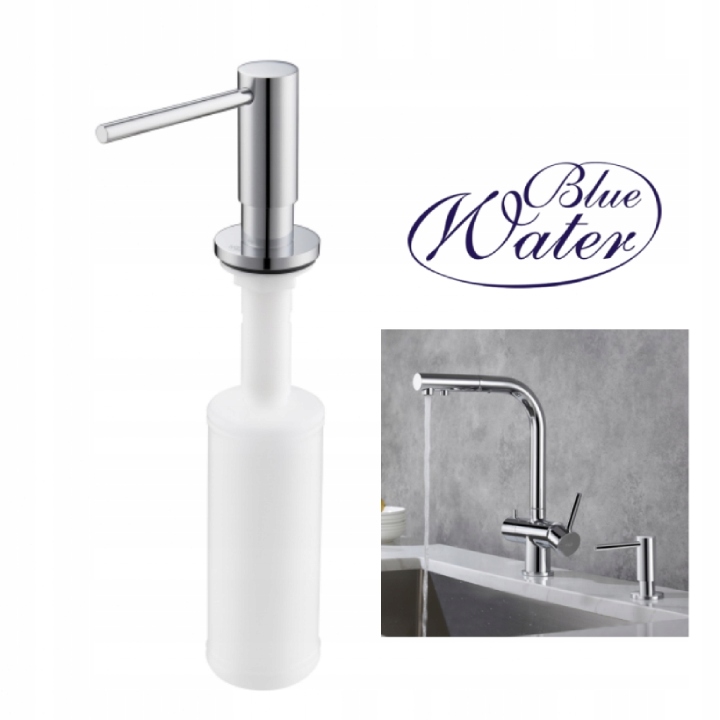 Dozownik płynu do naczyń Blue Water ALFA Chrom 320 ml EAN (GTIN) 5901730616347