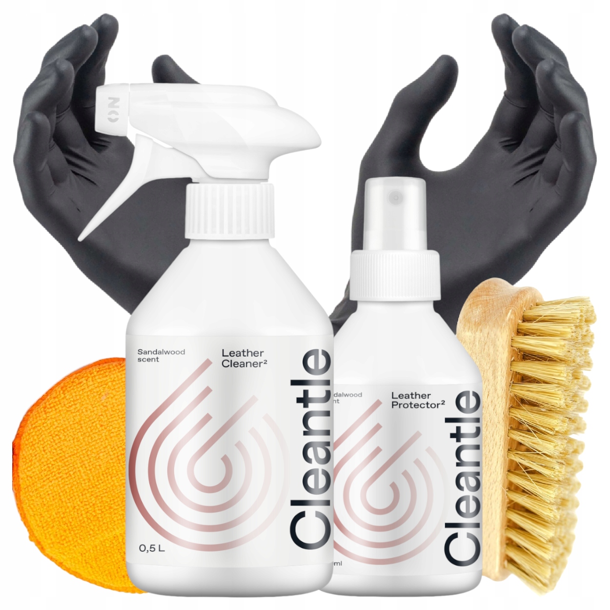 Cleantle Zestaw Do Czyszczenia Skóry Pielęgnacja Tapicerki Skórzanej