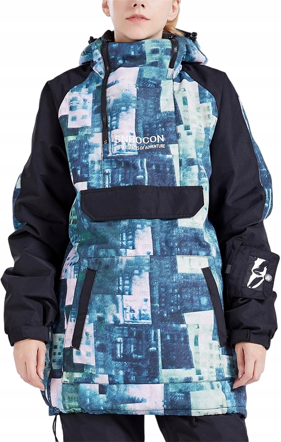 Ocieplana Damska Kurtka Snowboardowa Anorak Zimowa Ski Narciarska Góry XL