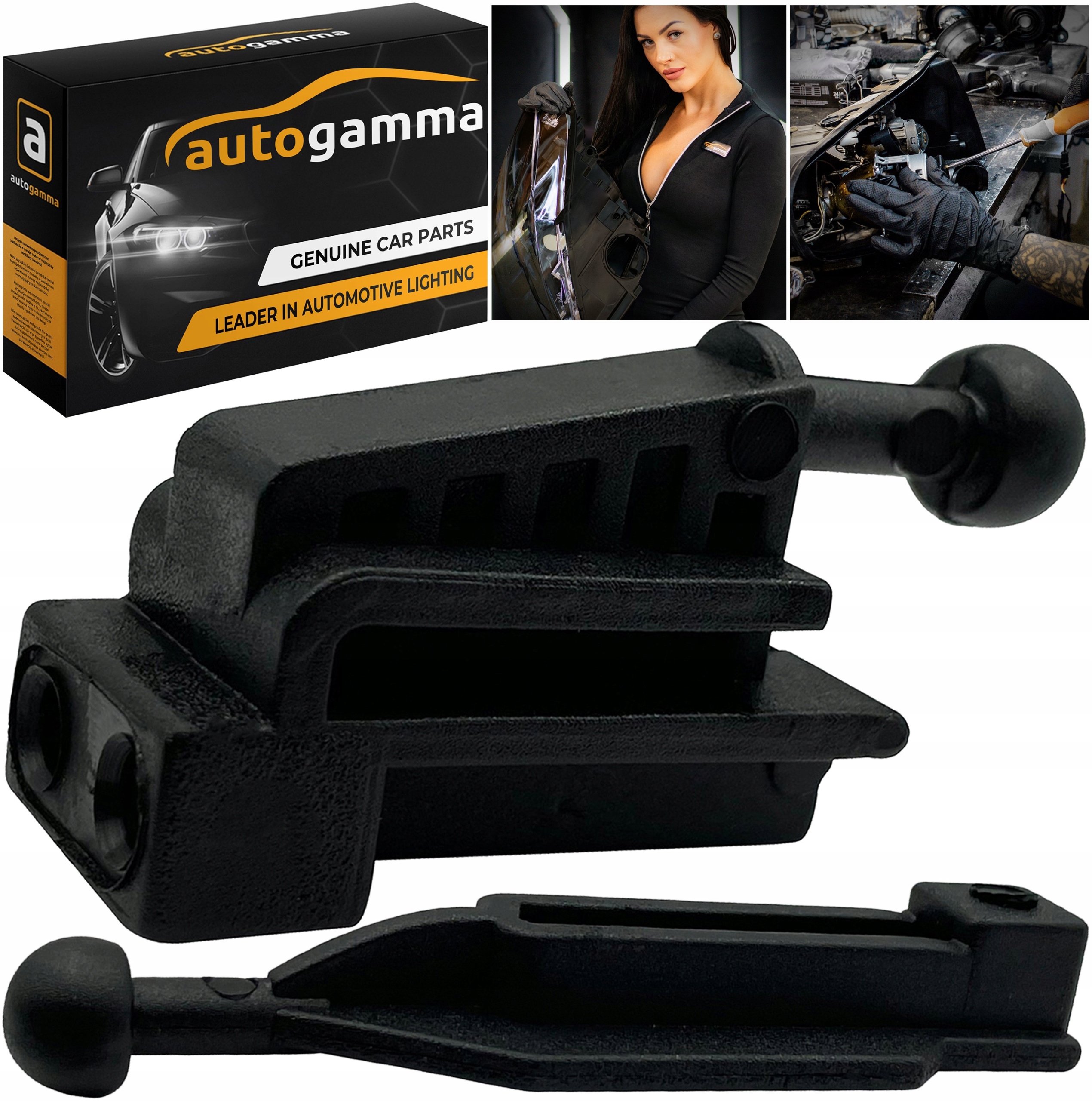 Regulator do reflektora BMW E39 Lift (00-03) Uchwyt Pełny Zestaw Naprawczy