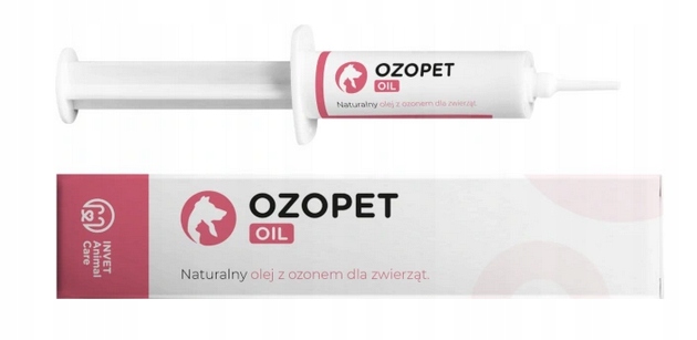 

Ozopet 10 ml, naturalny olej z ozonem dla zwierząt