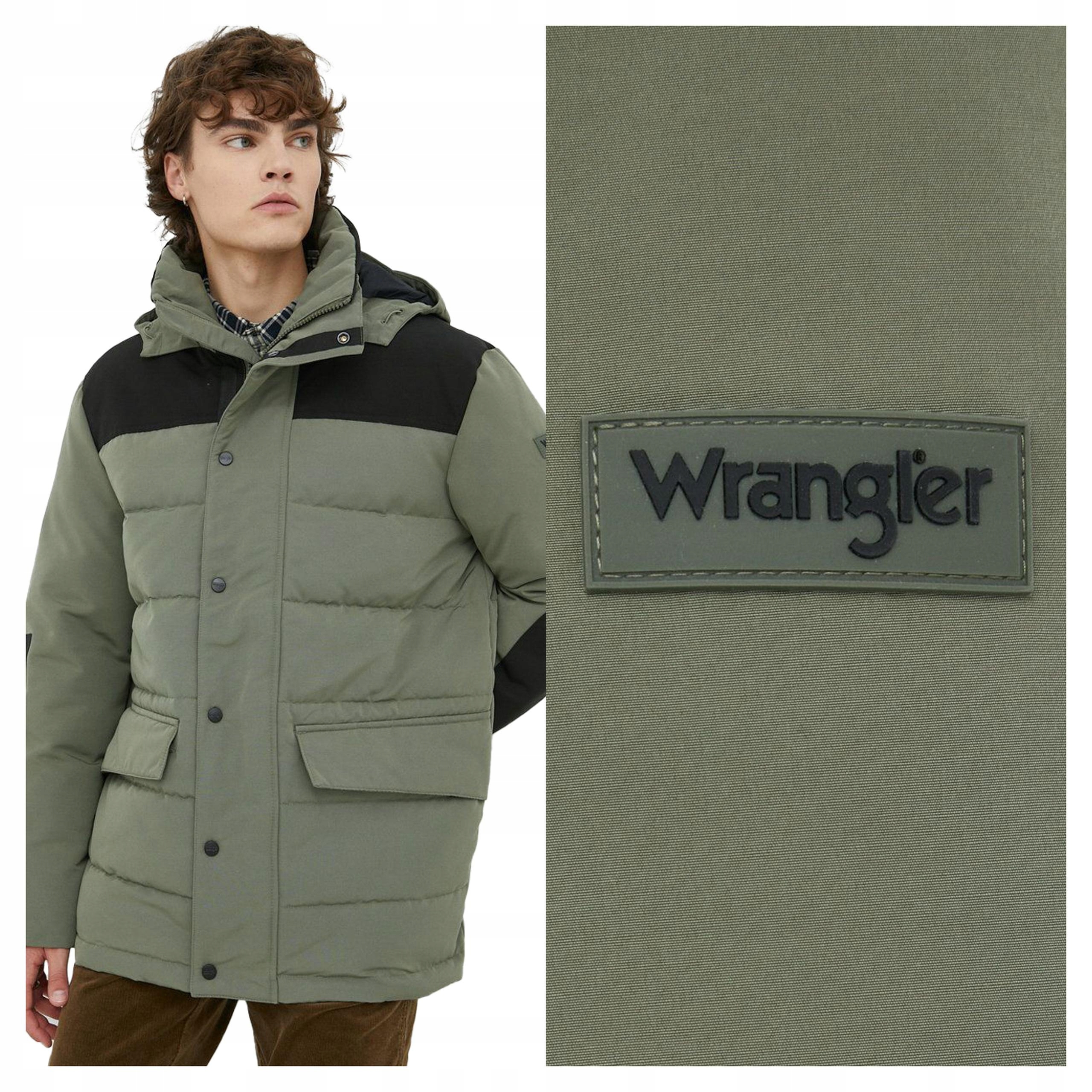 Wrangler Bodyguard Pánská Zimní Bunda Vyplněná Peřím Teplá W4B2WWX45 2XL