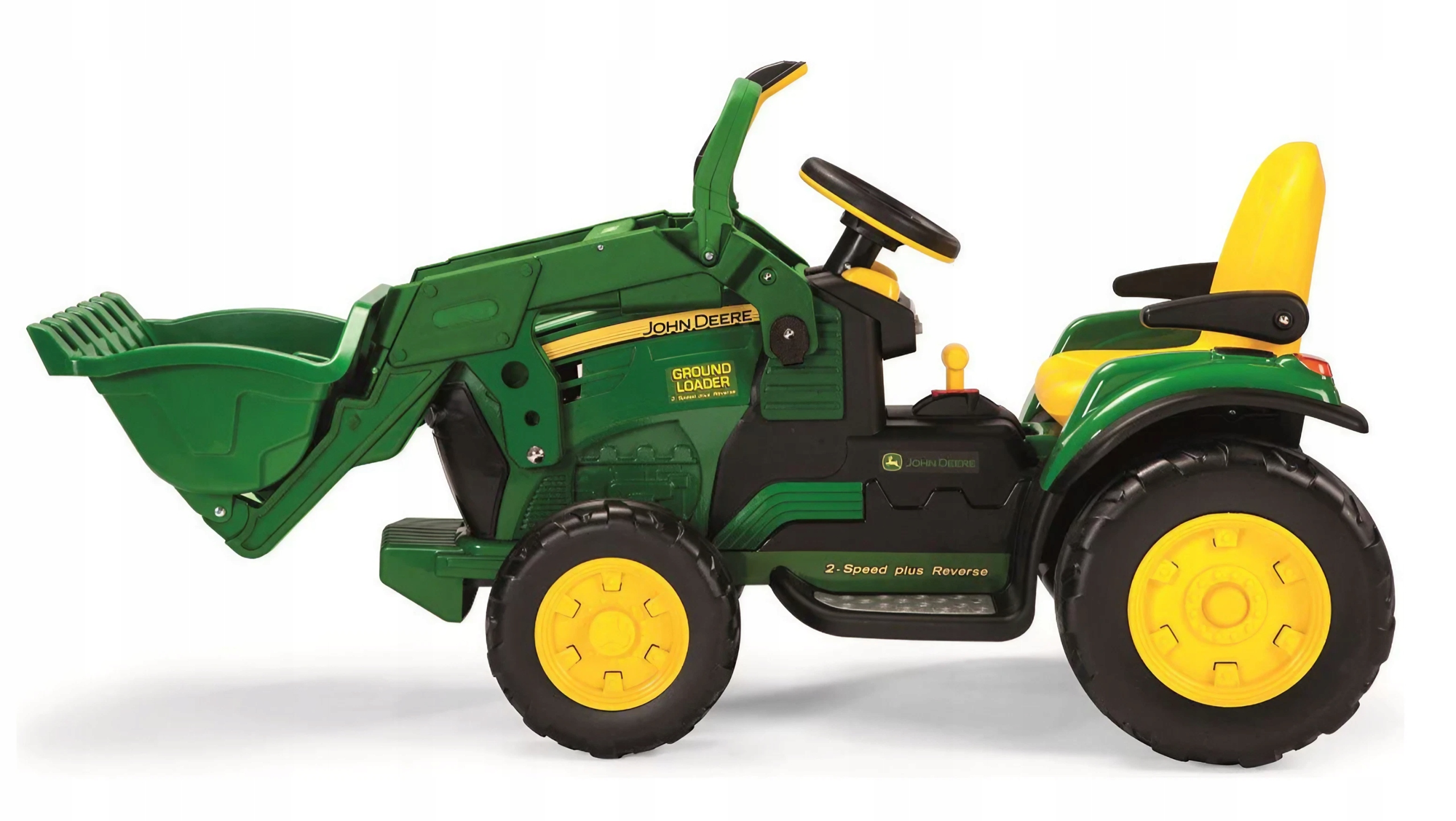 TRAKTOR NA AKUMULATOR Z KOPARKĄ JOHN DEER 12V TRAKTOREK DLA DZIECI KOPARKA Kod producenta JOHN DEERE 12V PEG PEREGO KOPARKA