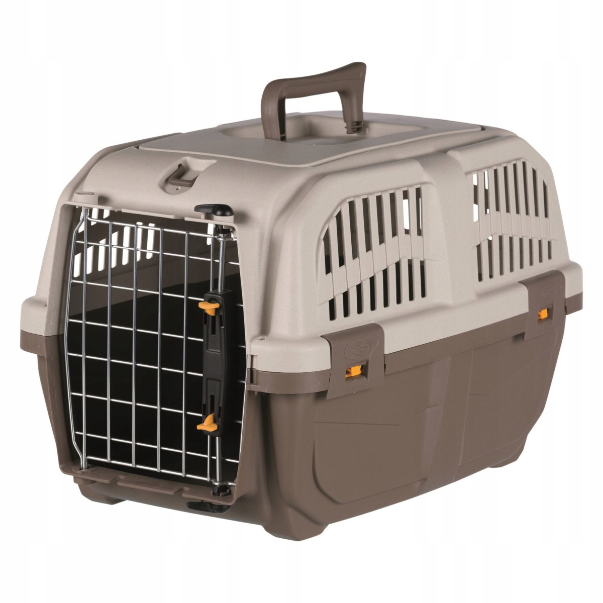 Transporter Skudo 1 z metalową kratką do 12kg brown