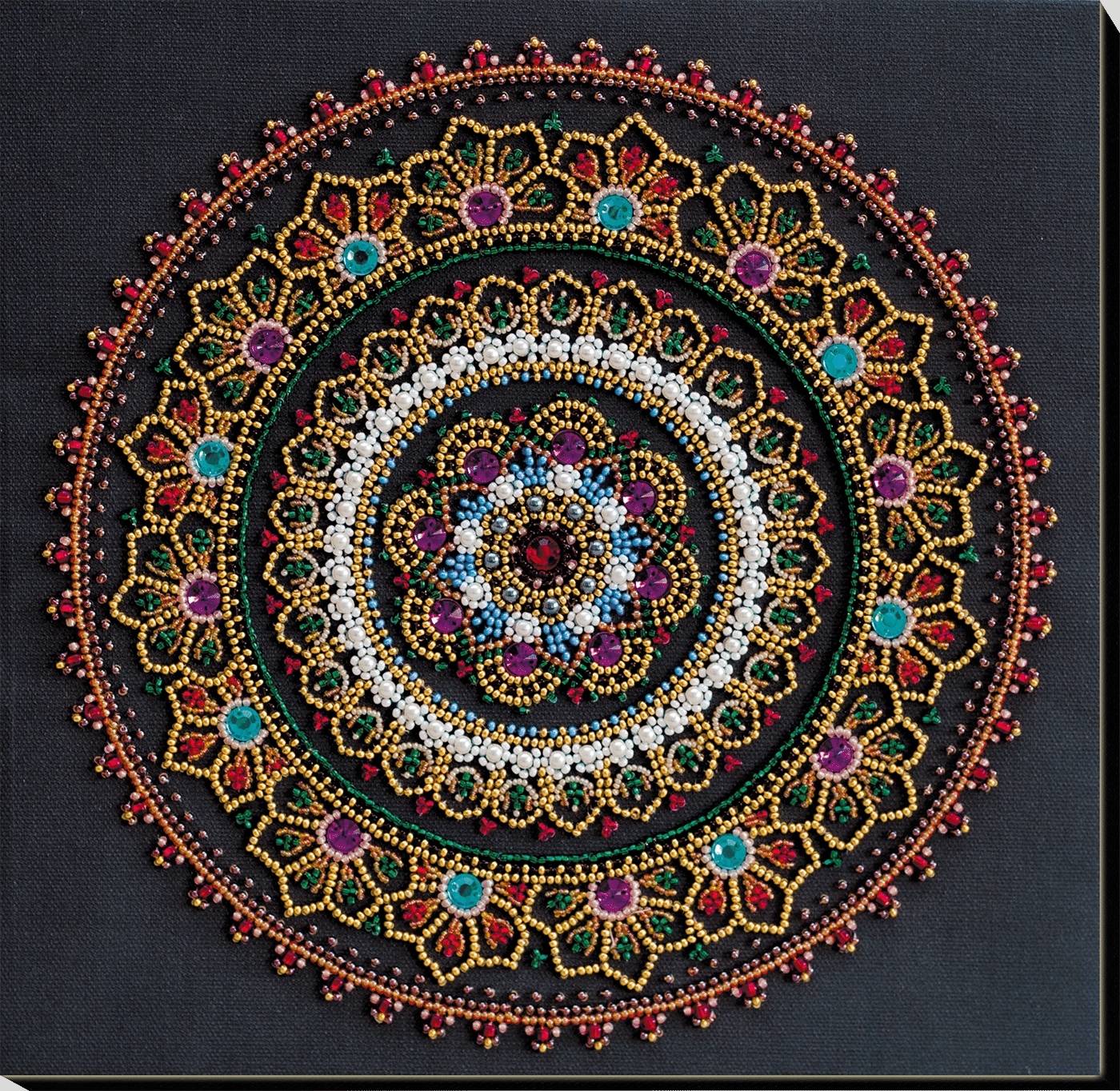 Sada na vyšívání korálků "Mandala" Diy sada korálků