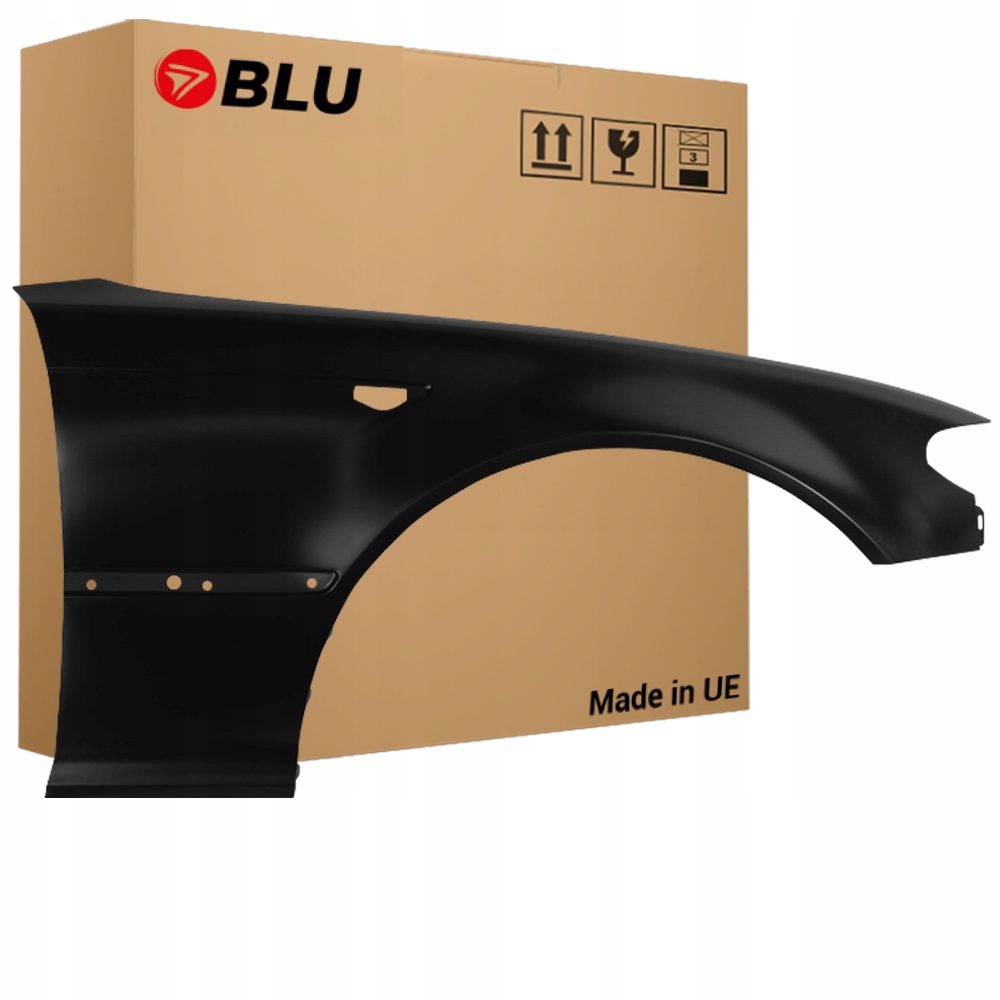 Blu Blatník Bmw 3 E46 668 pravý 03-06 přední Coupe Cabrio Schwartz