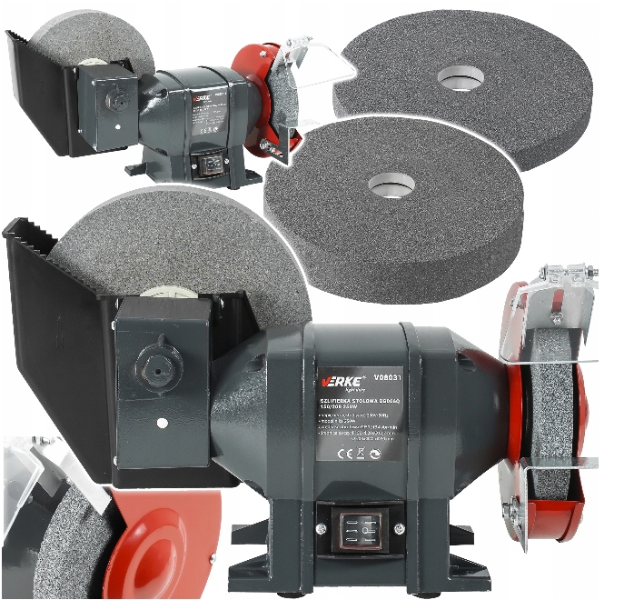 Duża Szlifierka Stołowa Kamieniówka 2xTARCZA 200MM