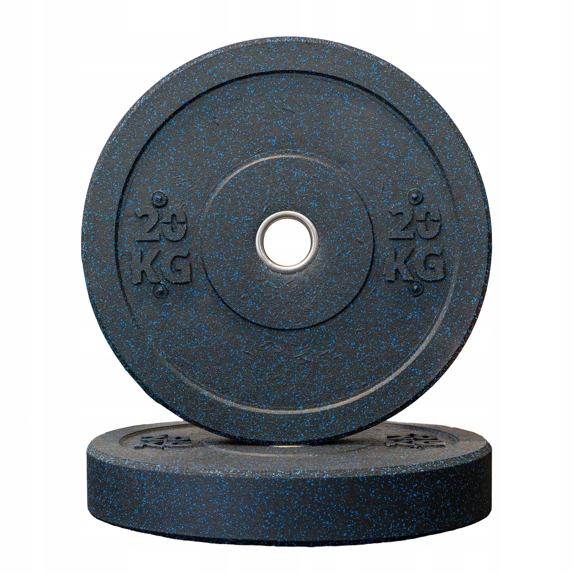 Zestaw Obciążeń 2x20kg talerz Obciążenie 2.0 Gumowe bumper 40kg Pro Mozaika