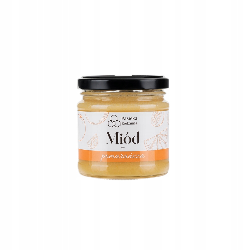 3x Pasieka Rodzinna Med s pomerančem 240 g