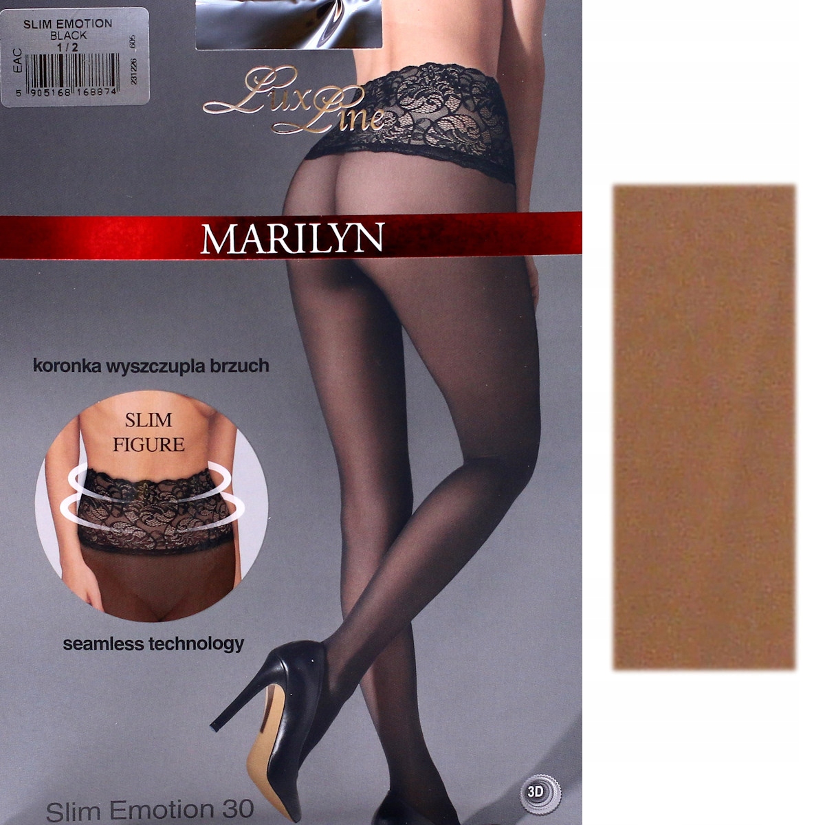 

Marilyn Slim Emotion 30 R3/4 koronka beige Lux Lin