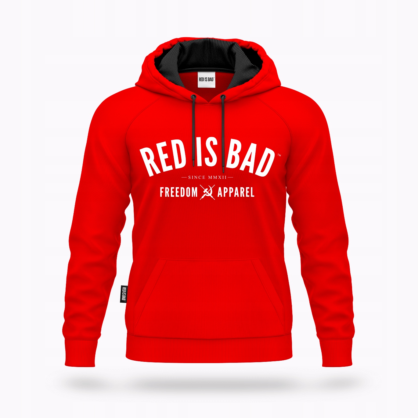 Red is Bad Bluza kangurka Freedom Apparel - czerwona - 3XL