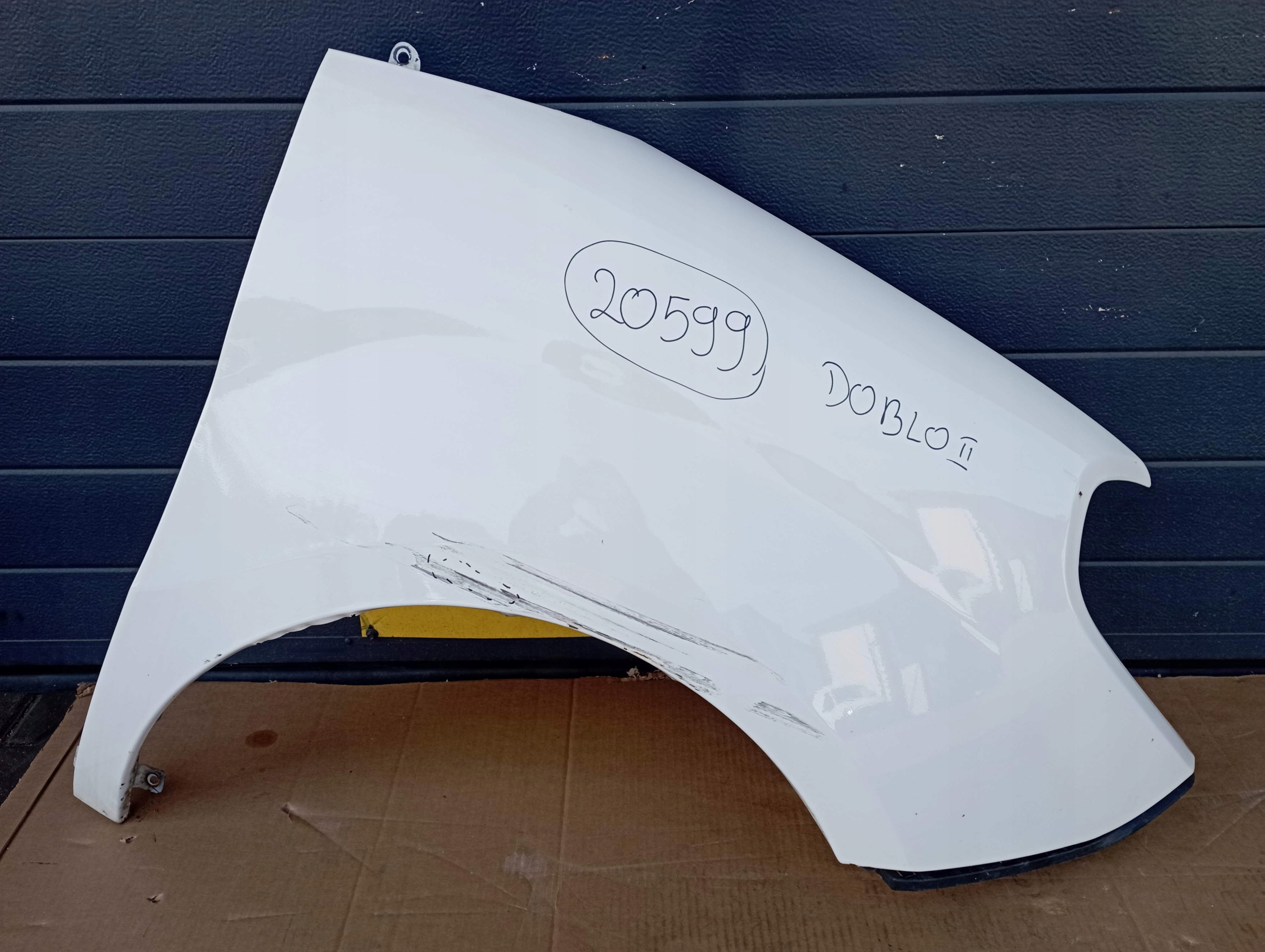 FIAT DOBLO II 2 BŁOTNIK PRAWY PRZÓD PRZEDNI