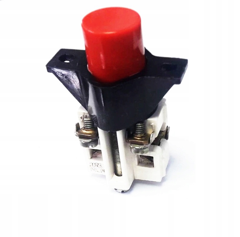 PRZYCISK STEROWNICZY 1R 1Z Z SAMOPOWROTEM CZERWONY