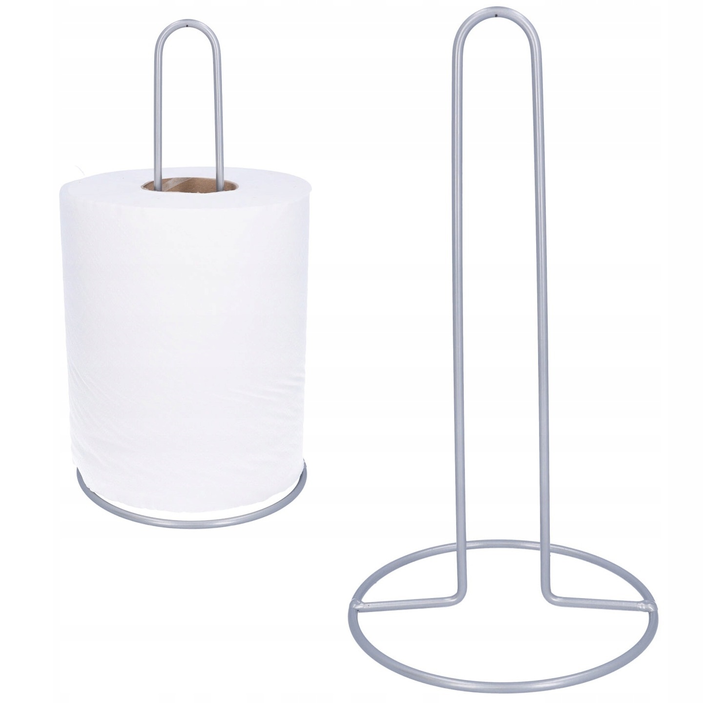 STOJAK NA RECZNIK PAPIEROWY nowoczesny metal stojak do kuchni na ręczniki