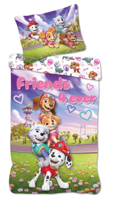 POŚCIEL bawełniana PSI PATROL 140x200 cm