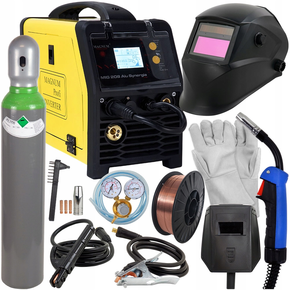 Сварочный аппарат Magnum MIG 208 Synergia MAG MMA Kit
