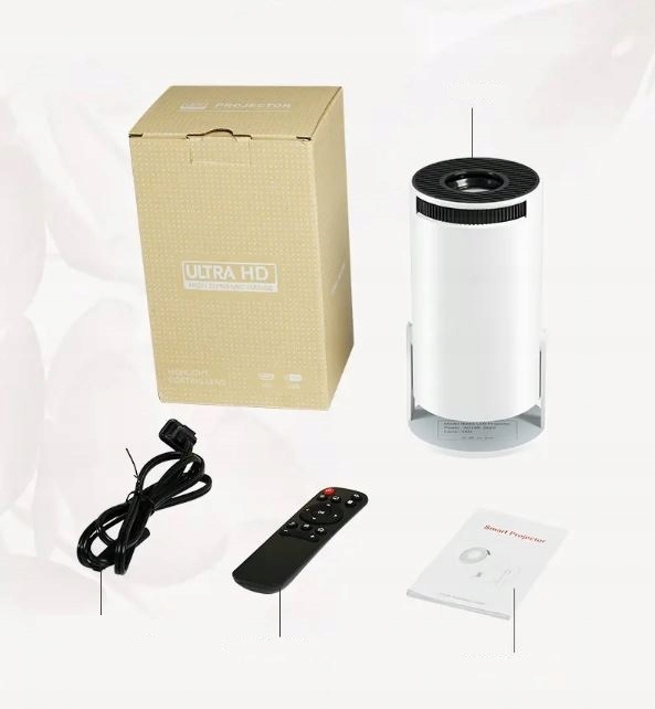 MINI PROJEKTOR SMART TV ANDROID FULL HD 130" Z GŁOŚNIKIEM BLUETOOTH WIFI Żywotność lampy w trybie normalnym 50000 h