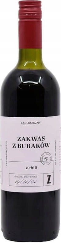 Kvásek Z Červené Řepy S Chilli Bezlepkový Bio 700 ml Zakwasownia