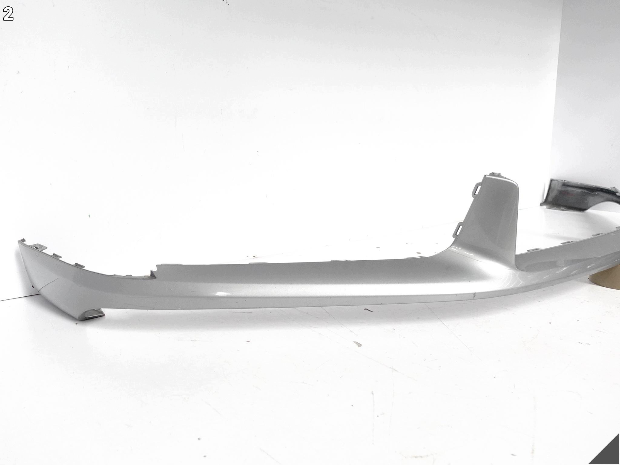 PORSCHE 911 992 TURBO S 20- SPOILER accessories W bumper front GT SILBER