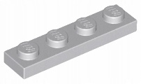 

Lego 3710 plytka 1x4 j.szary Lbg 1 szt Nowy