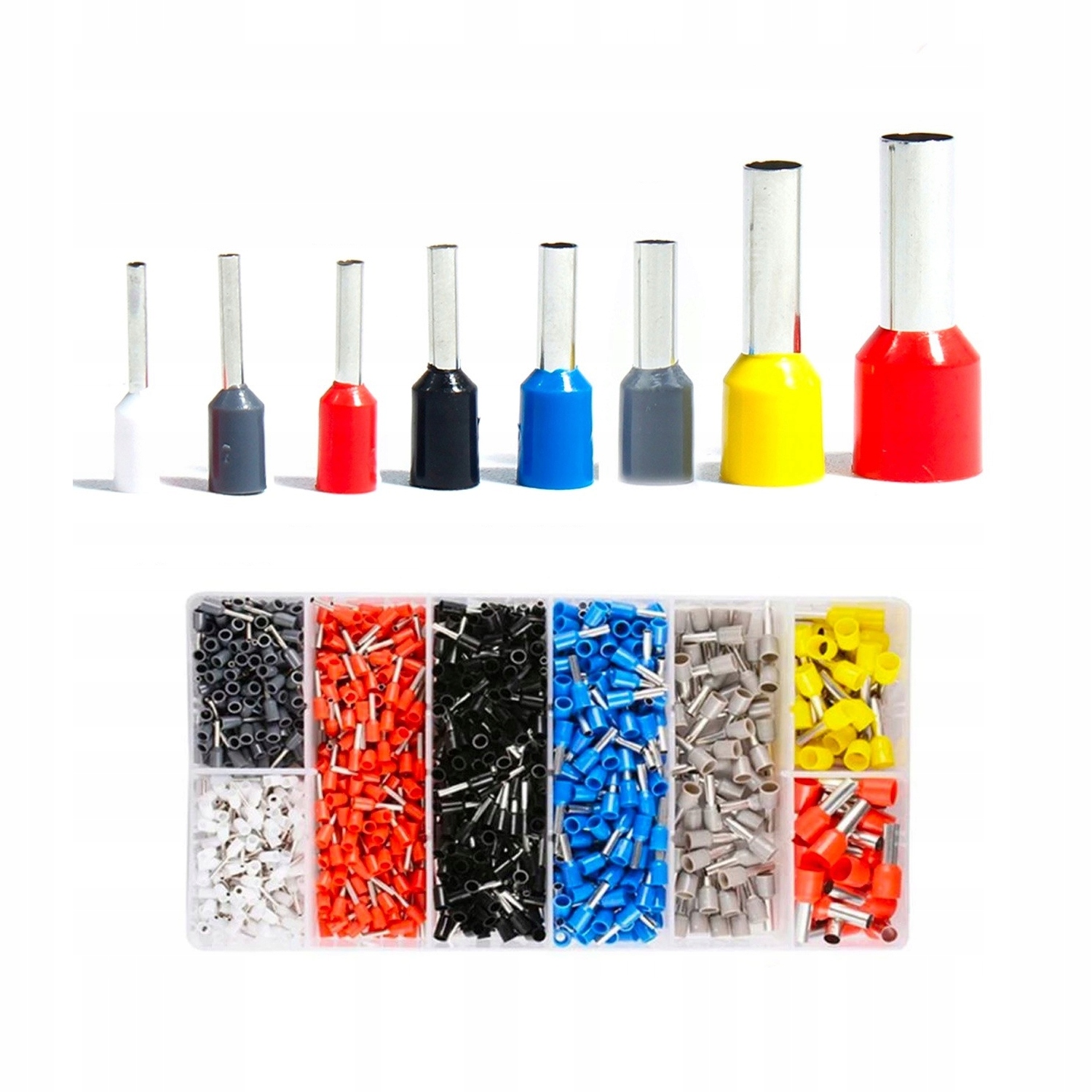 Praska kabli zaciskarka do tulejek 1200 końcówek Marka inna