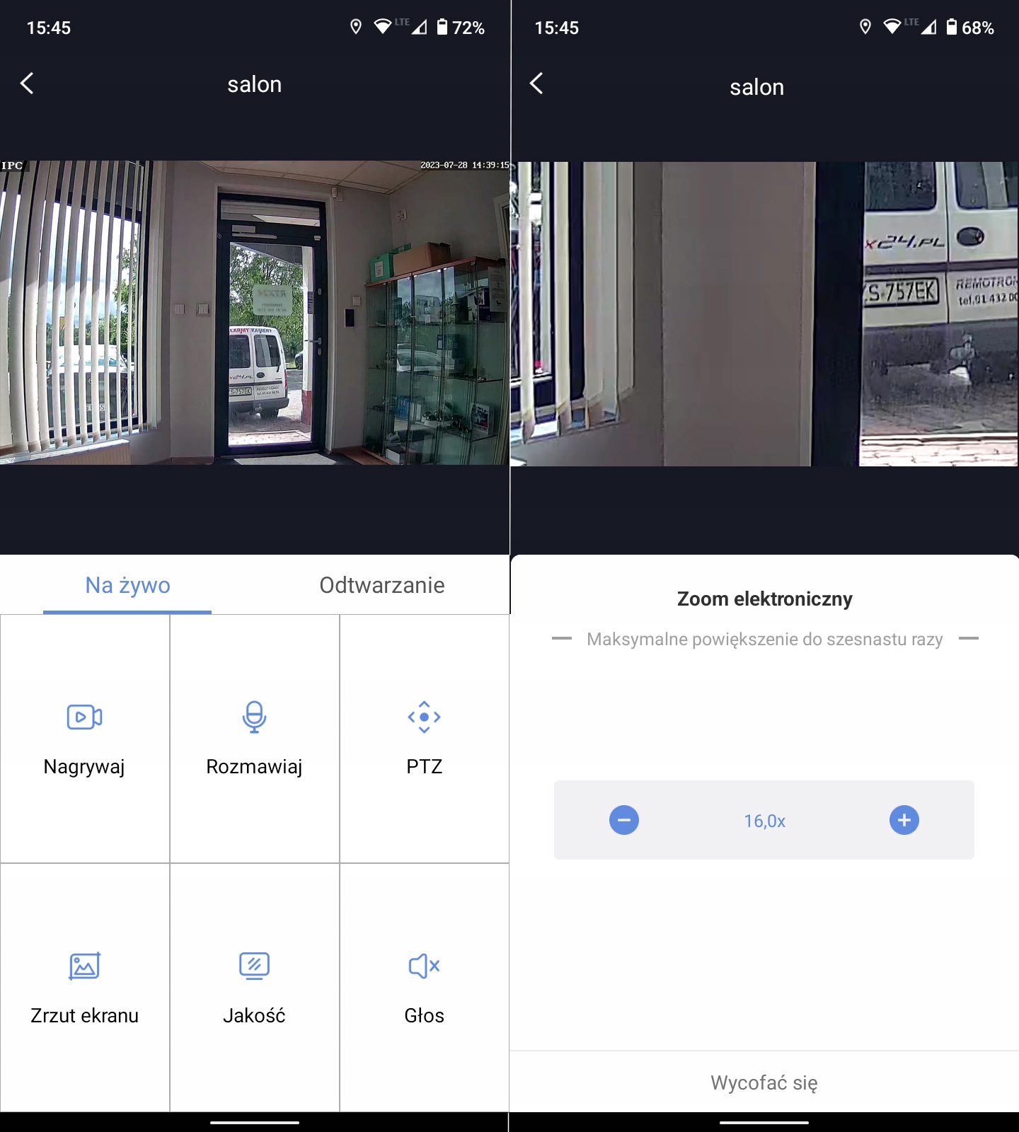 Kamera RTX P2P AUDIO WiFi IR ŚLEDZENIE SD ONVIF Stan opakowania oryginalne