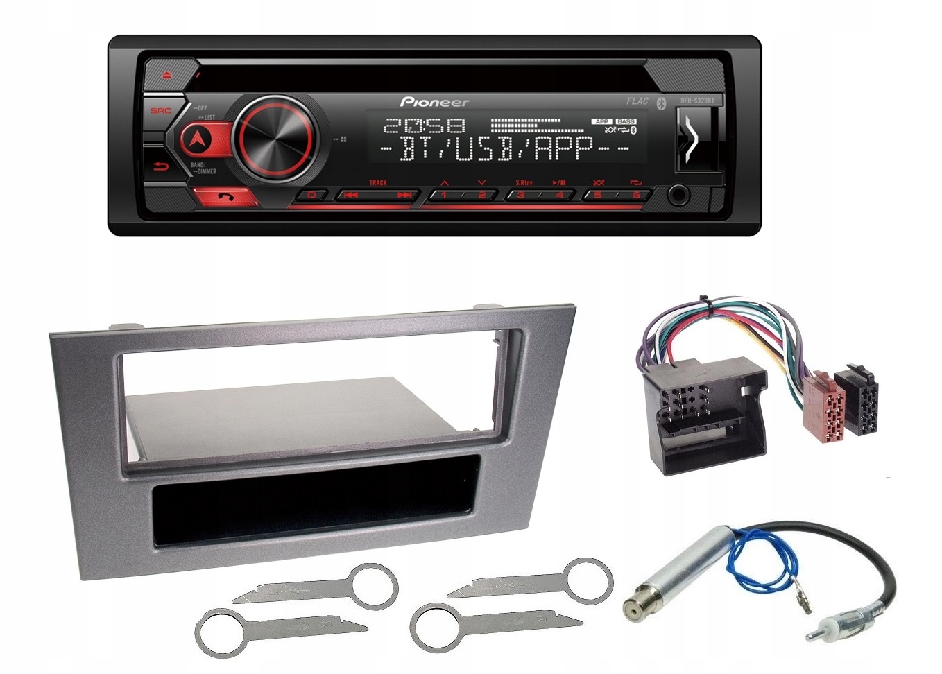 Bluetooth autorádio Pioneer DEH-S320BT CD Aux Ford Mondeo MK3