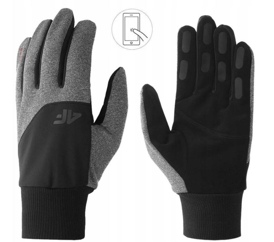 

4F Ocieplane Rękawiczki Softshell REU003 > L