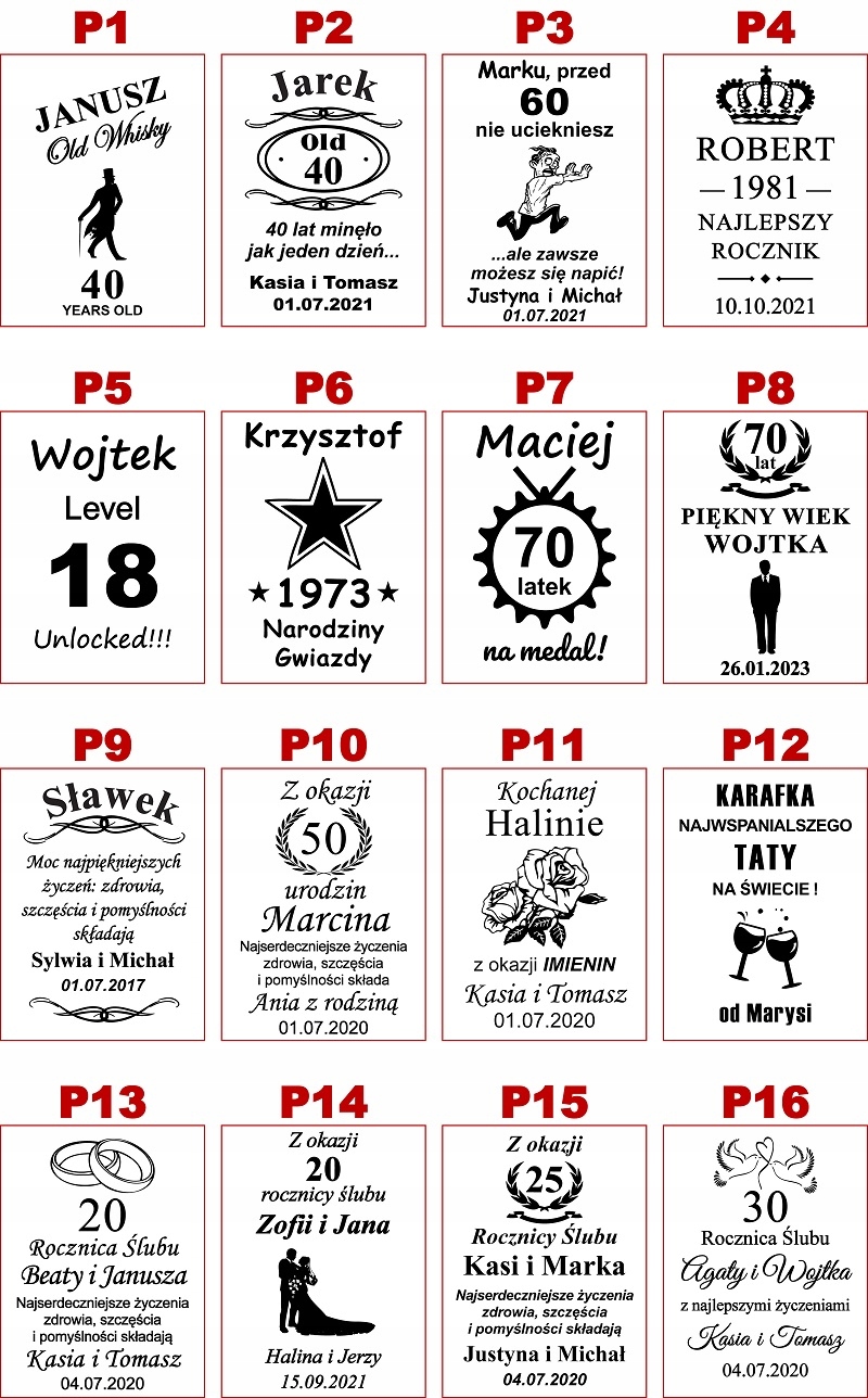 Karafka Zestaw do nalewek i likieru wódki Prezent + GRAWER gratis Rodzaj zestaw