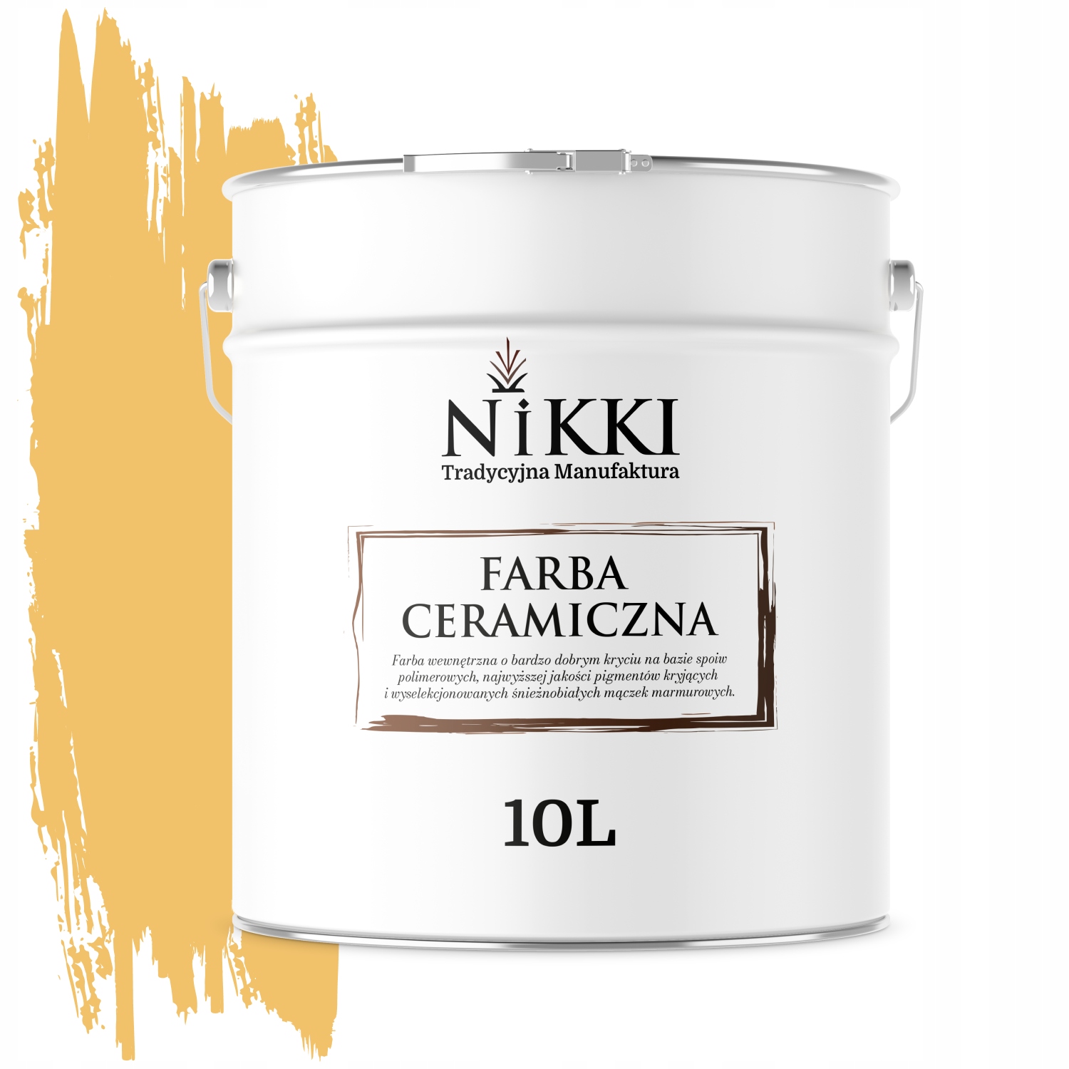 Keramická Farba Na Steny Medová Farba H6554 Hlboká Matná Na Steny 10 L