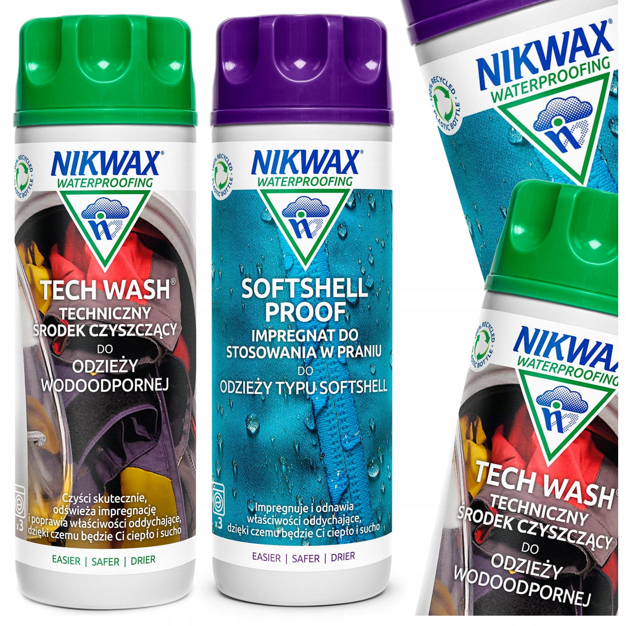 Nikwax Tech Wash Softshell Proof 2x300ml Pranie i Impregnacja Softshell