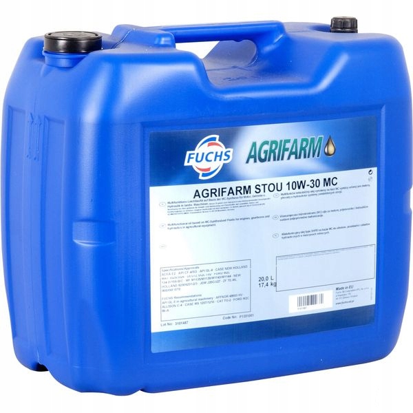

Olej uniwersalny Agrifarm Stou 10W30 MC 20L Fuchs