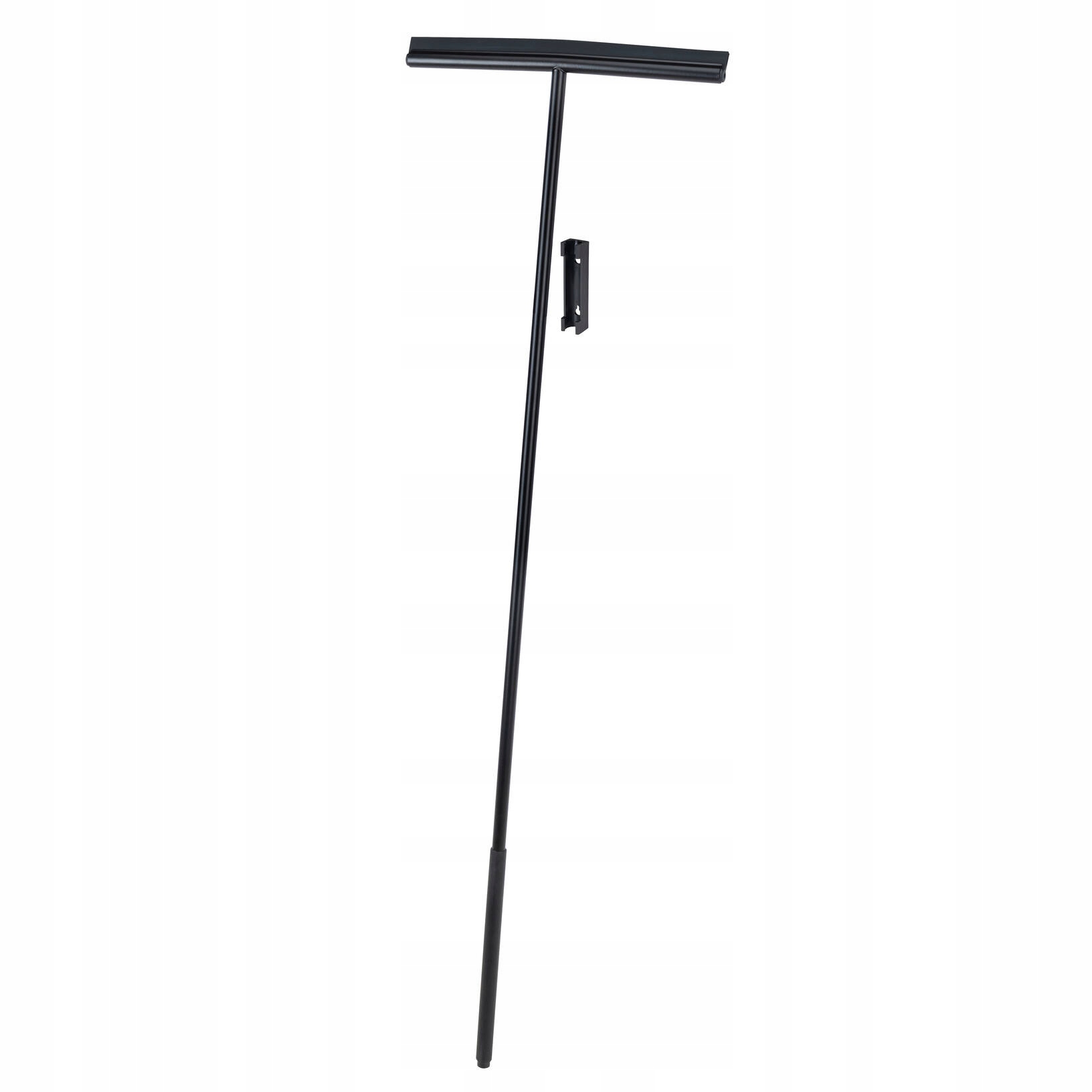 Levně Stěrka Na Okna A Podlahu Nerezová Ocel Černá Praktická Dlouhá