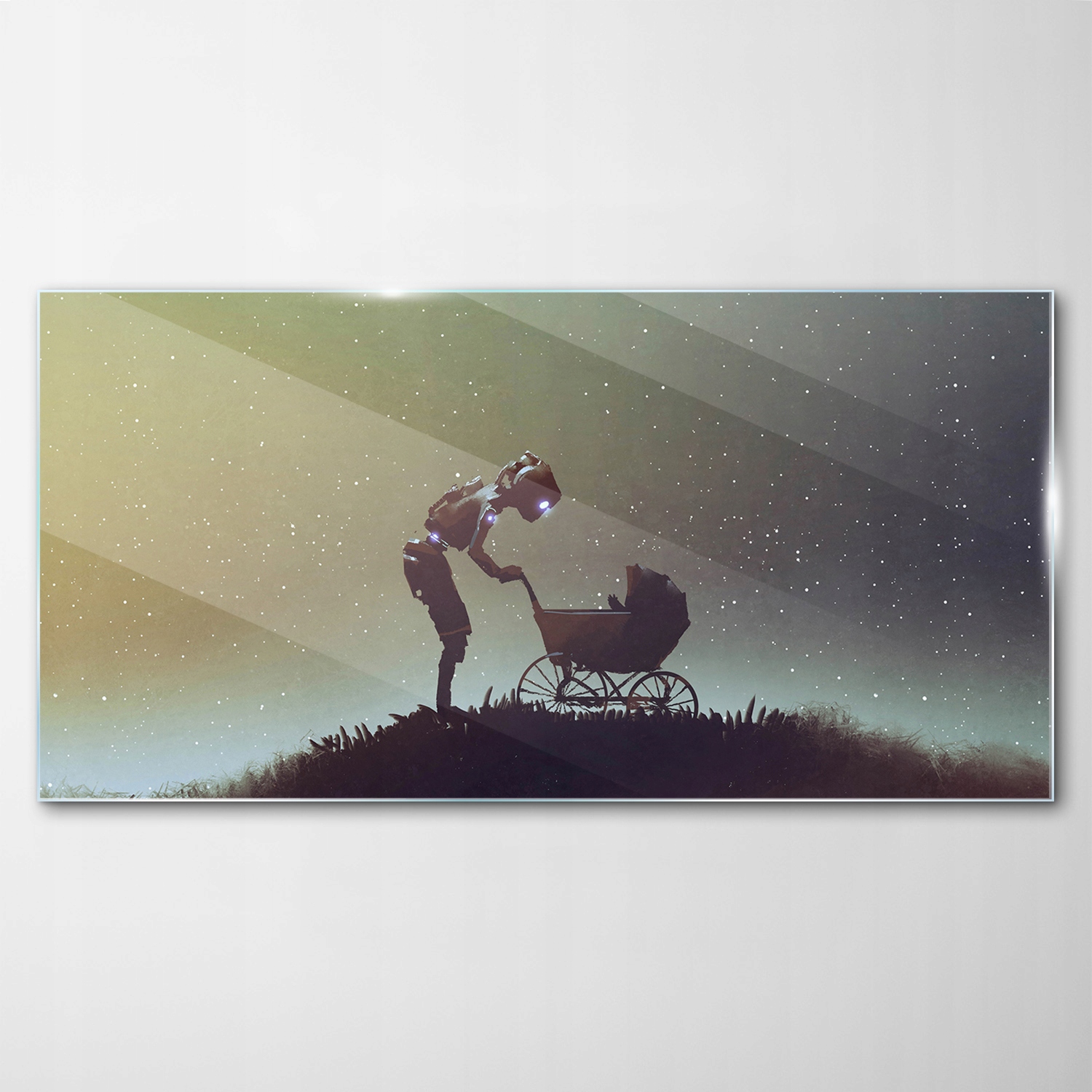 

Obraz na Szkle Dekor Mały Robot Dziecko 140x70
