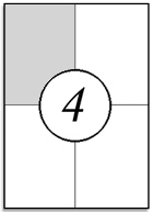 

Etykiety samoprzylepne 105x148,5mm 100ark A4 mat
