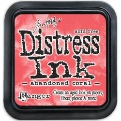 Tusz Distress Ink Pad Ranger Tim Holtz Abandoned Coral
