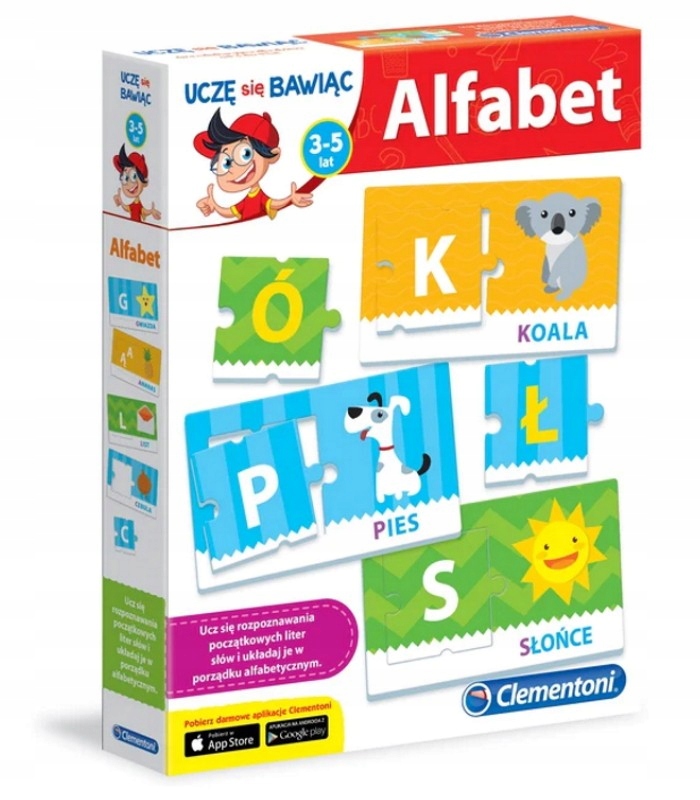 

Clementoni Uczę się bawiąc Alfabet