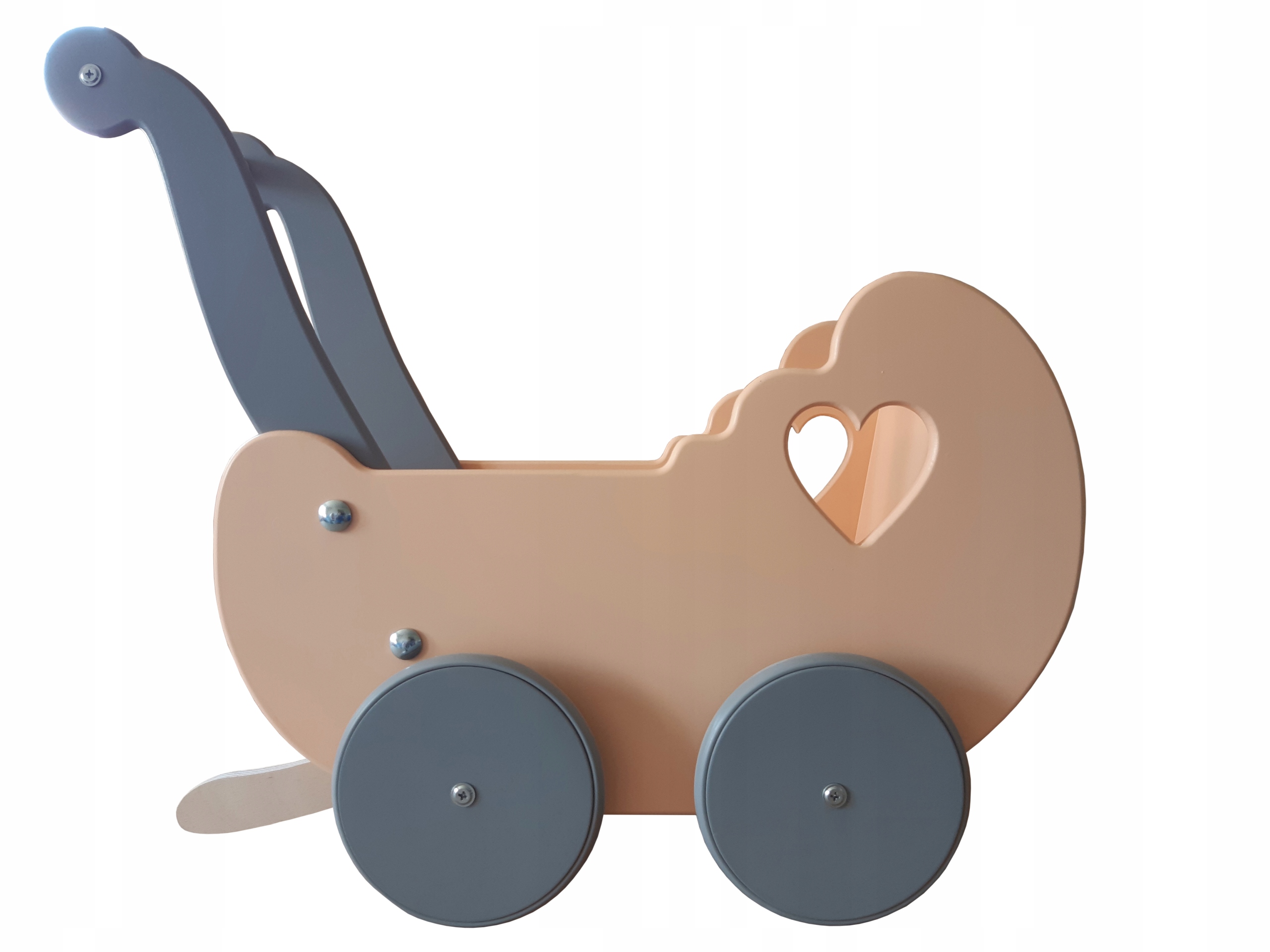 Pchacz drewniany jeździk dla lalek wózek Producent