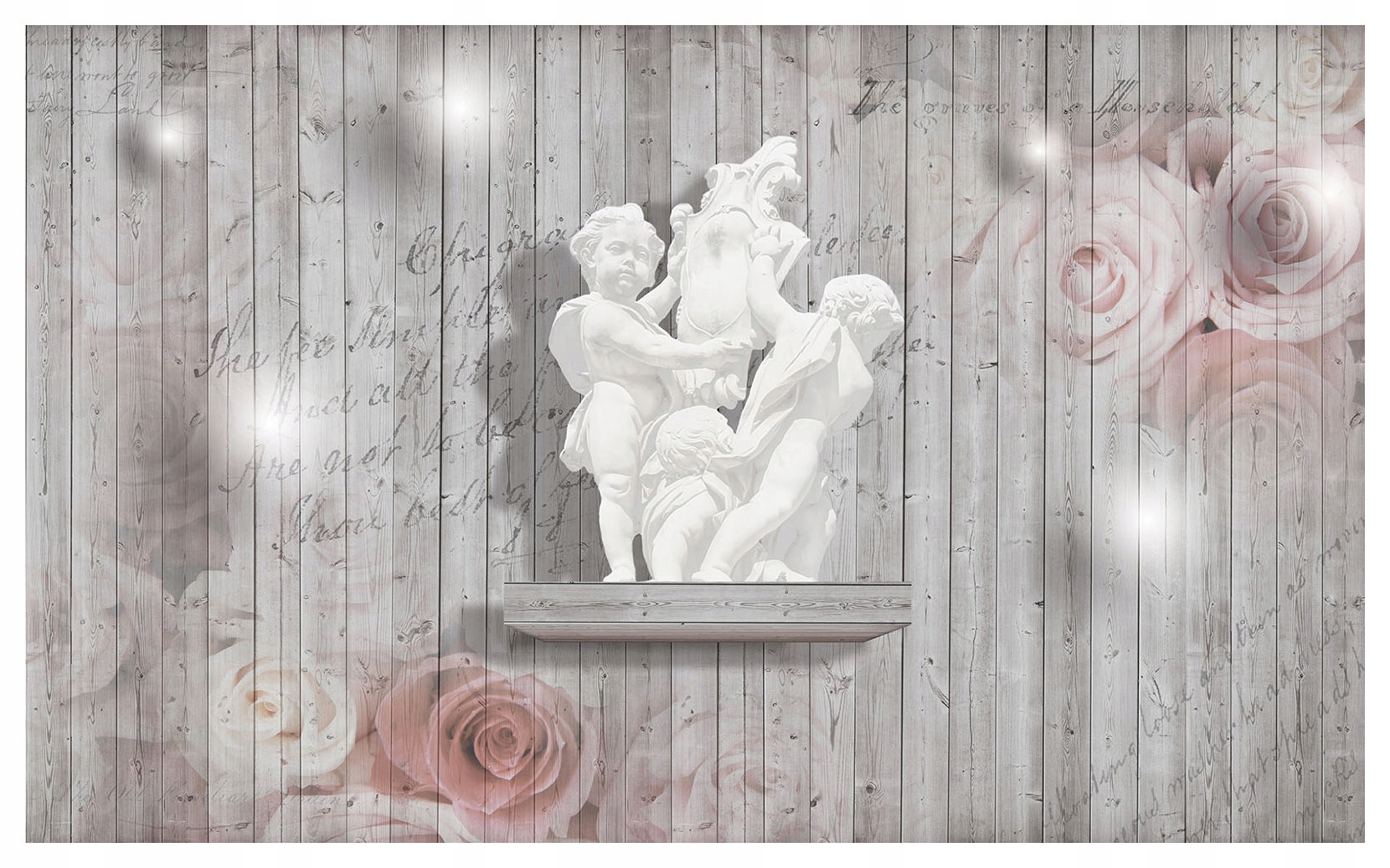 Fototapeta Anjeli a ruže Vintage Provence do spálne 300x210 polička lepidlo